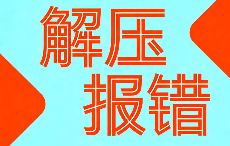 解压报错-steam花园.com